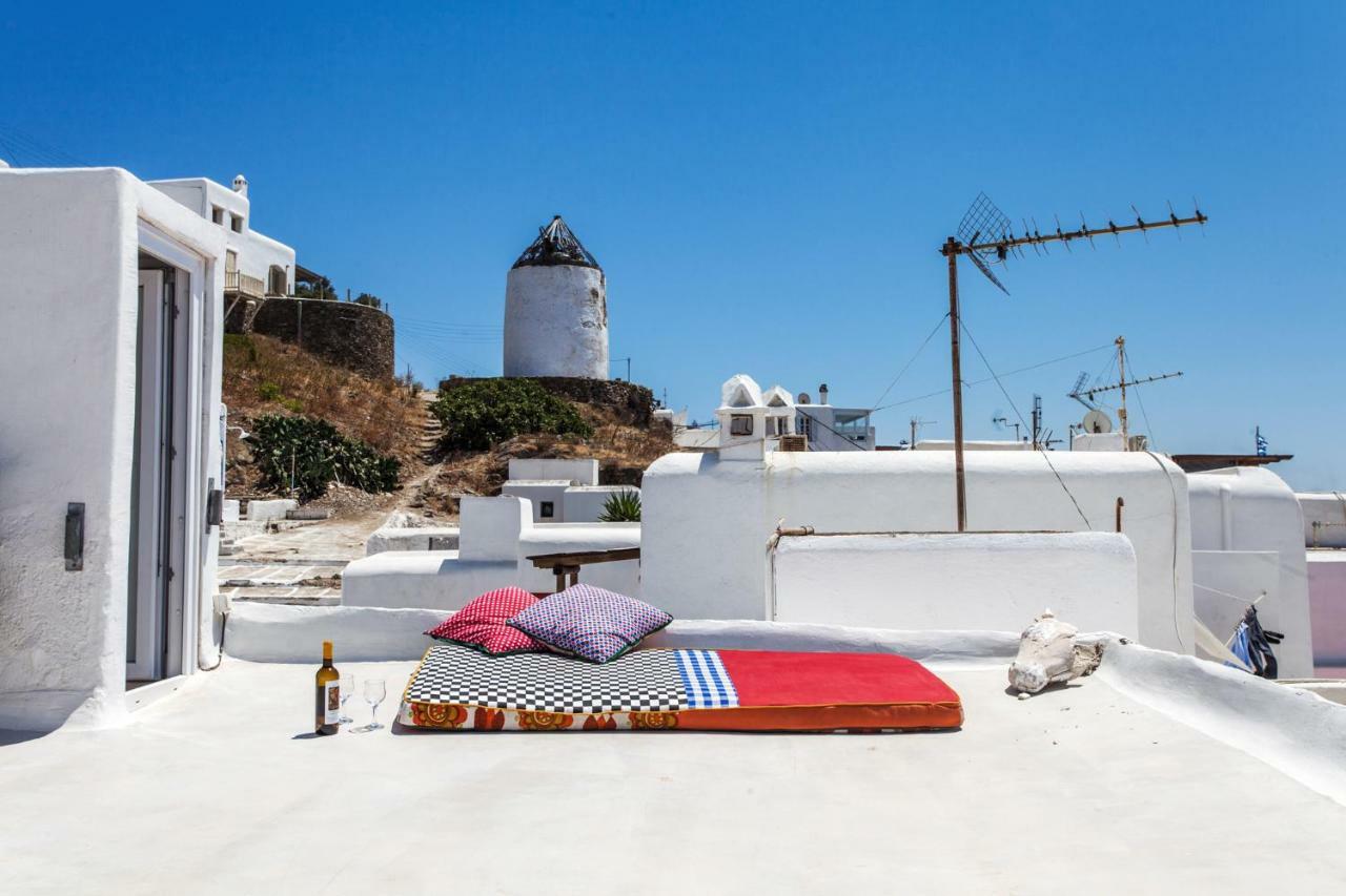 הוילה Eclectic & Artistic House In Mykonos Town מראה חיצוני תמונה